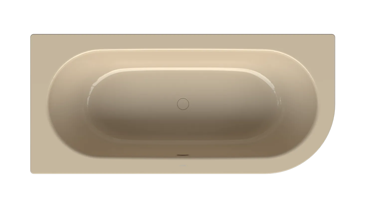 BetteStarlet IV Badewanne - 1850x850 mm, Bahama beige, 2-Sitzer, glasierter Titan-Stahl, Einbau, Sonderform