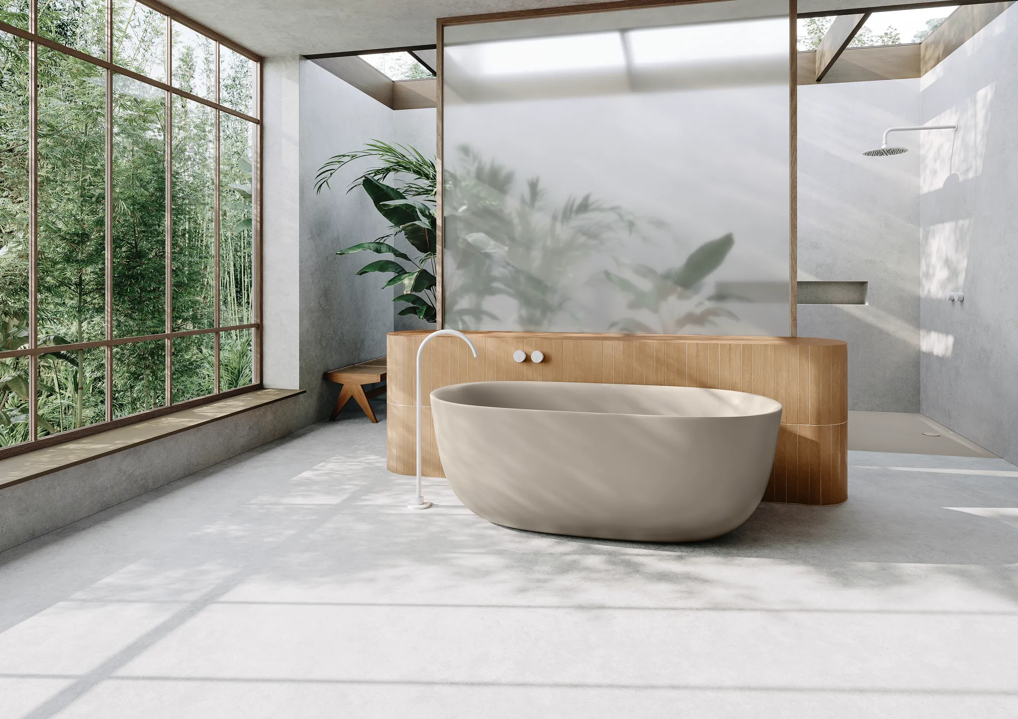 Kaldewei Badewanne „Meisterstück Oyo Duo“ freistehend 1630 × 770 mm, Mittelablauf ohne Überlauf, in cool grey 70 Kaldewei Badewanne „Meisterstück Oyo Duo“ freistehend 1630 × 770 mm, Mittelablauf ohne Überlauf, in cool grey 70