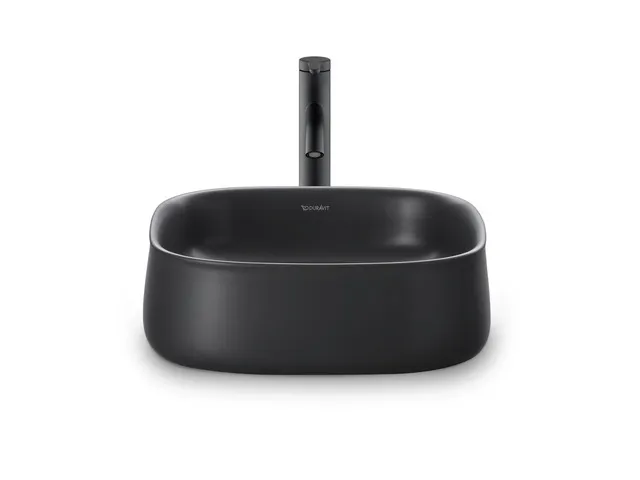 Aufsatzwaschtisch geschliffen „Zencha“ 42 × 42 × 13,5 cm, ohne Hahnlochbohrung in Anthrazit Matt Aufsatzwaschtisch geschliffen „Zencha“ 42 × 42 × 13,5 cm, ohne Hahnlochbohrung in Anthrazit Matt