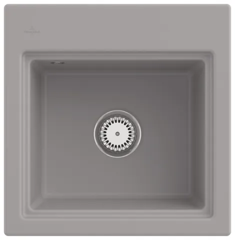 Villeroy & Boch Einbau-Küchenspülbecken „Subway Style“ 50 S 500 × 510 × 220 mm, für Becken rechts in Fossil