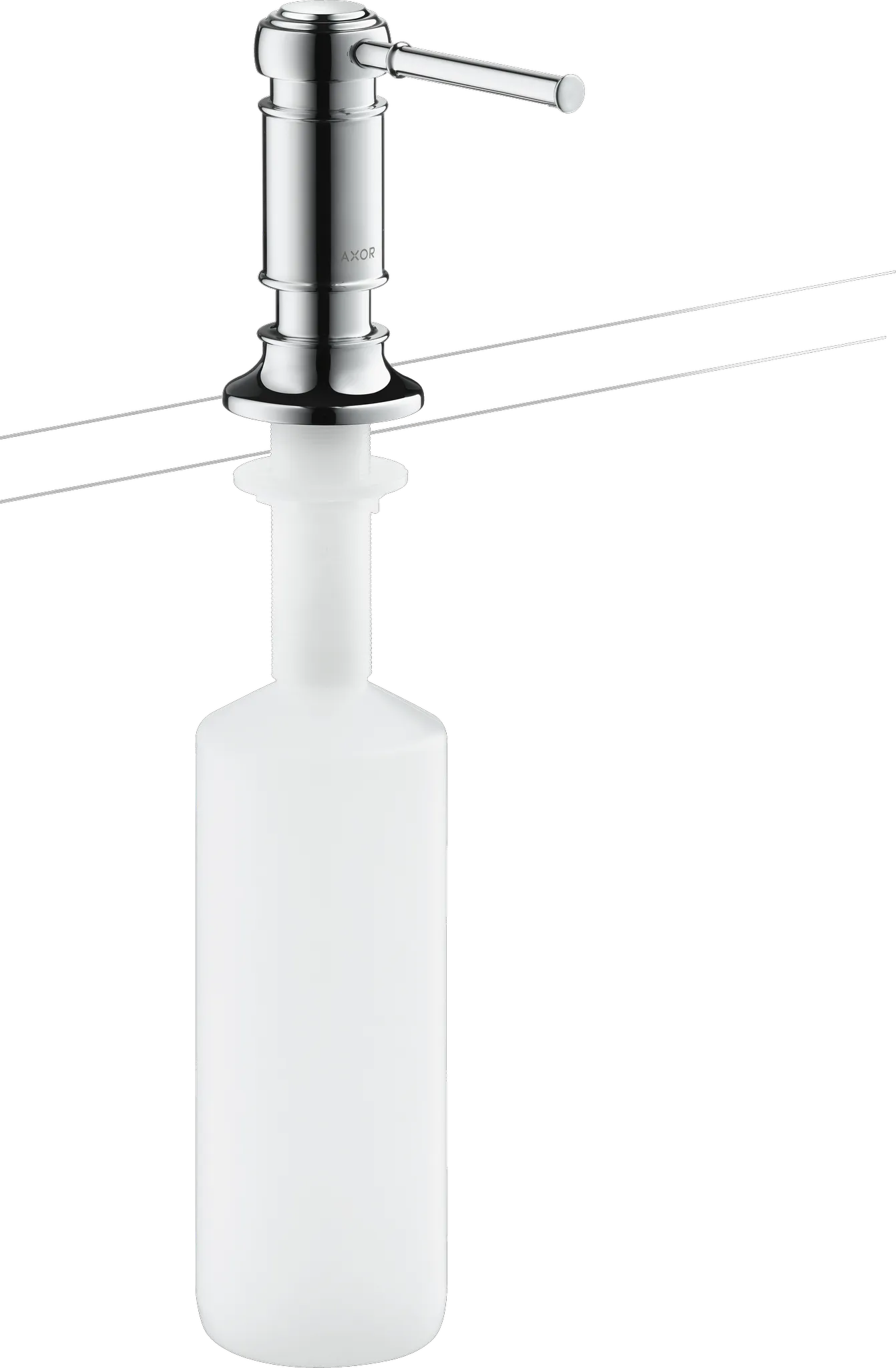 Hansgrohe AXOR Montreux Spülmittel-/ Lotionspender, Chrom Hansgrohe AXOR Montreux Spülmittel-/ Lotionspender, Chrom