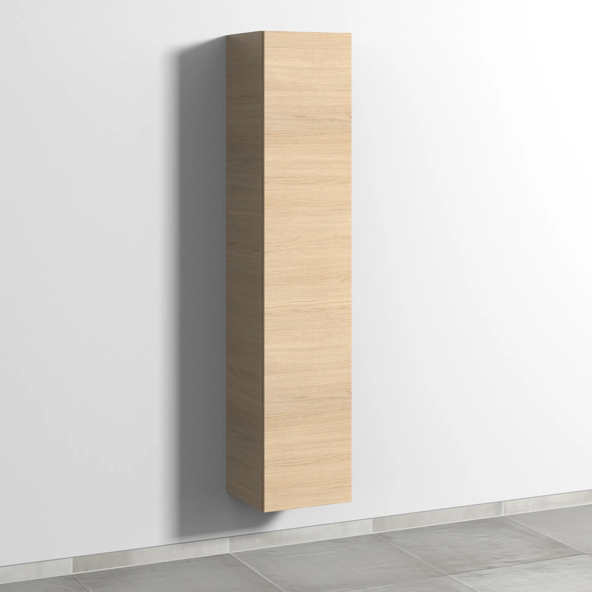 Sanipa Hochschrank „3way“ 350 × 1700 × 345 mm Anschlag rechts, in Eiche Nordic, Anschlag rechts