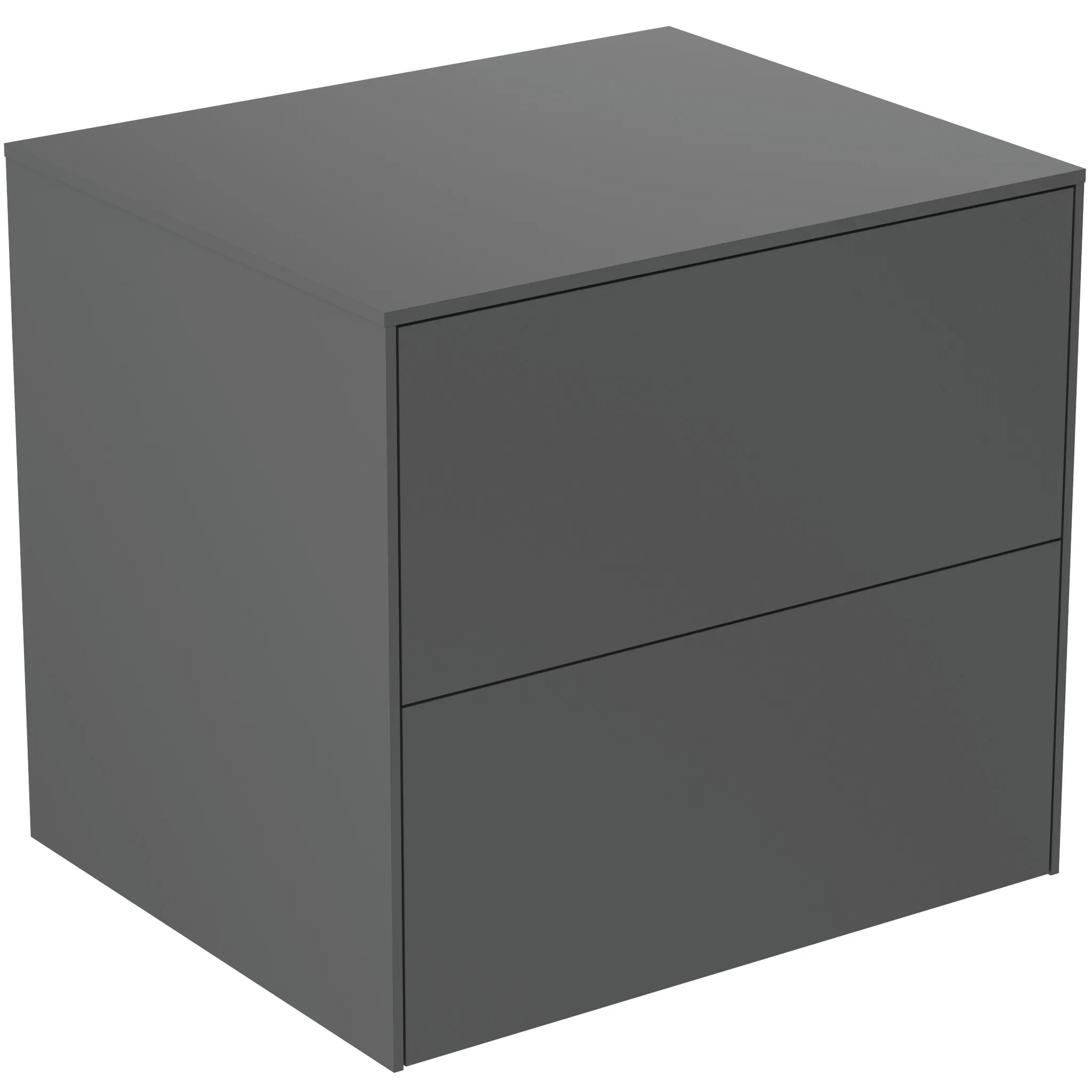 Ideal Standard Waschtischunterschrank Conca, 2 Auszüge, anthrazit Ideal Standard Waschtischunterschrank Conca, 2 Auszüge, anthrazit