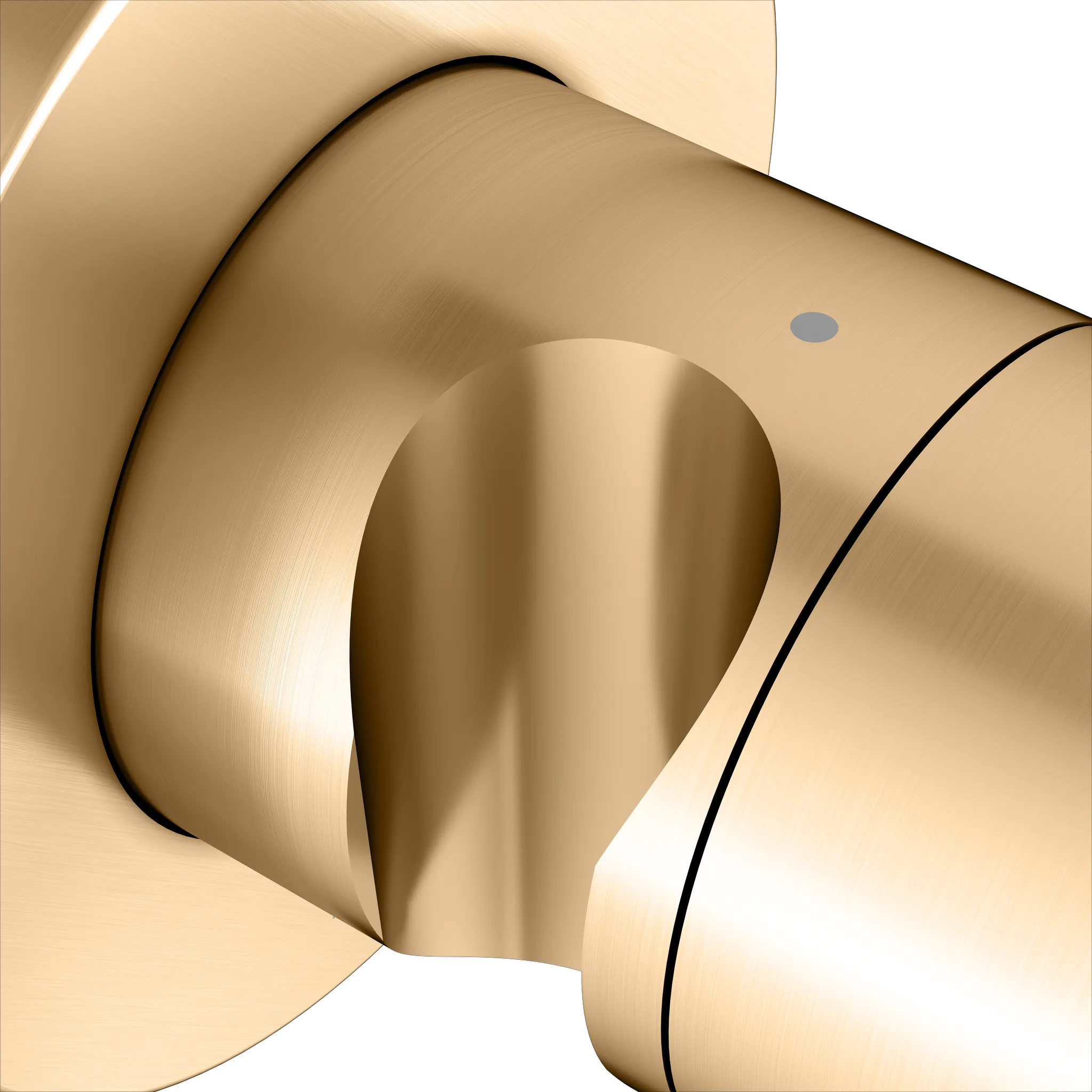 IXMO Absperrventil UP DN15 IXMO Comfort, rund Messing gebürstet IXMO Absperrventil UP DN15 IXMO Comfort, rund Messing gebürstet