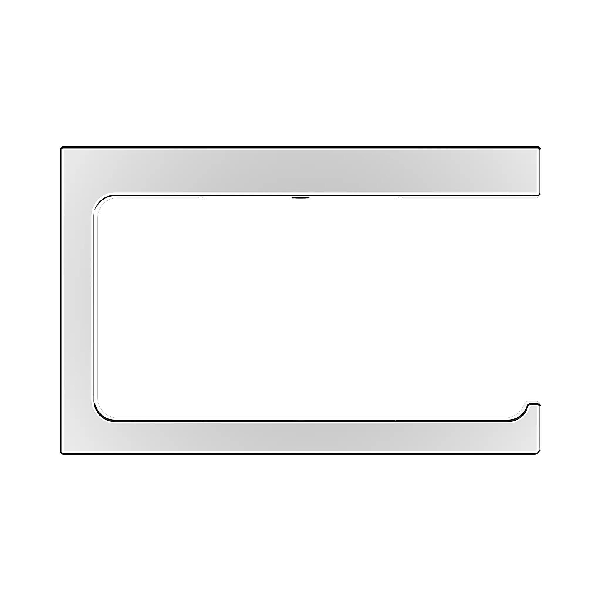 Edition 11 11162010000 Toilettenpapierhalter offene Form verchromt Edition 11 11162010000 Toilettenpapierhalter offene Form verchromt