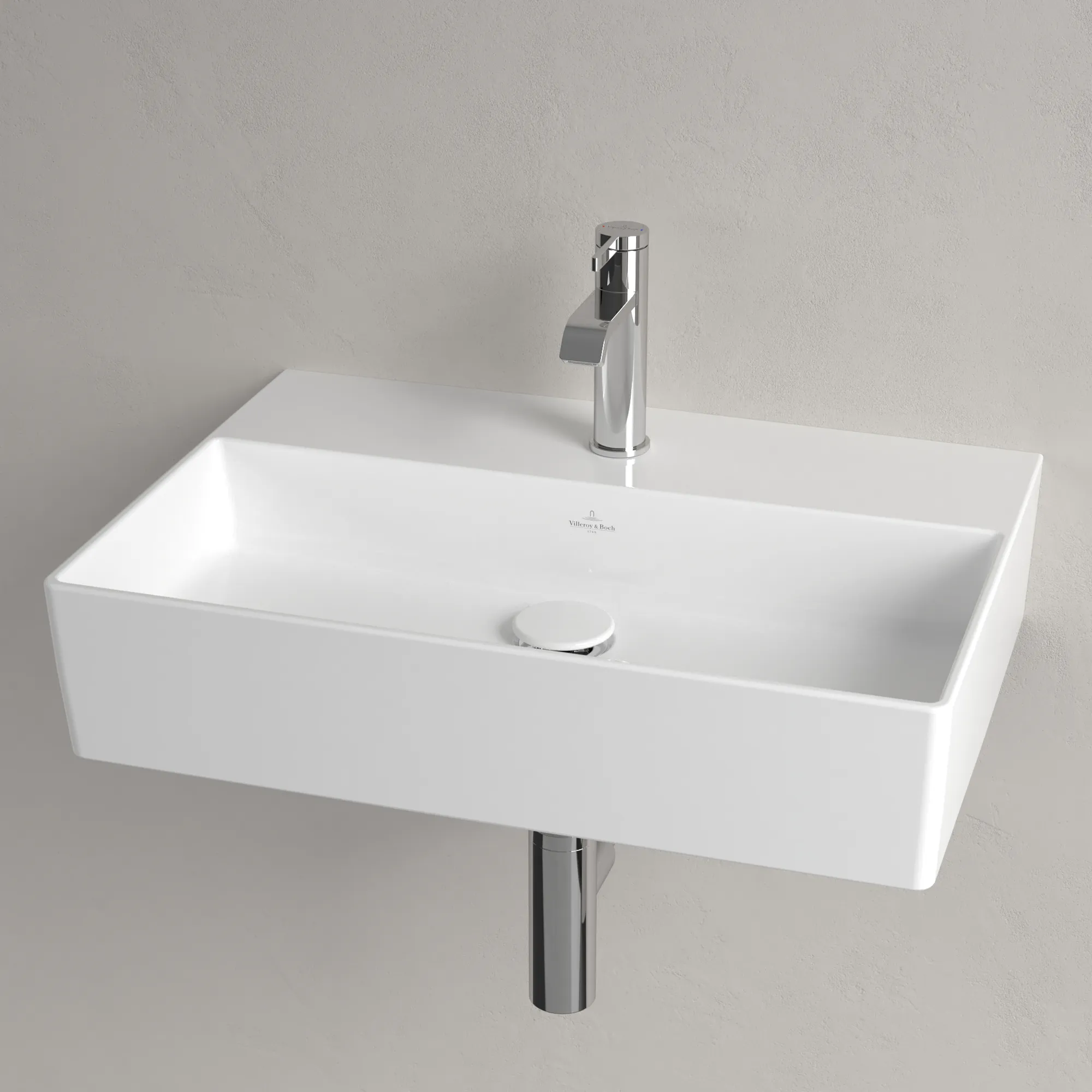 Villeroy & Boch Memento 2.0 Waschbecken 600x420mm Rechteck TitanCeram Weiß Alpin Villeroy & Boch Memento 2.0 Waschbecken 600x420mm Rechteck TitanCeram Weiß Alpin