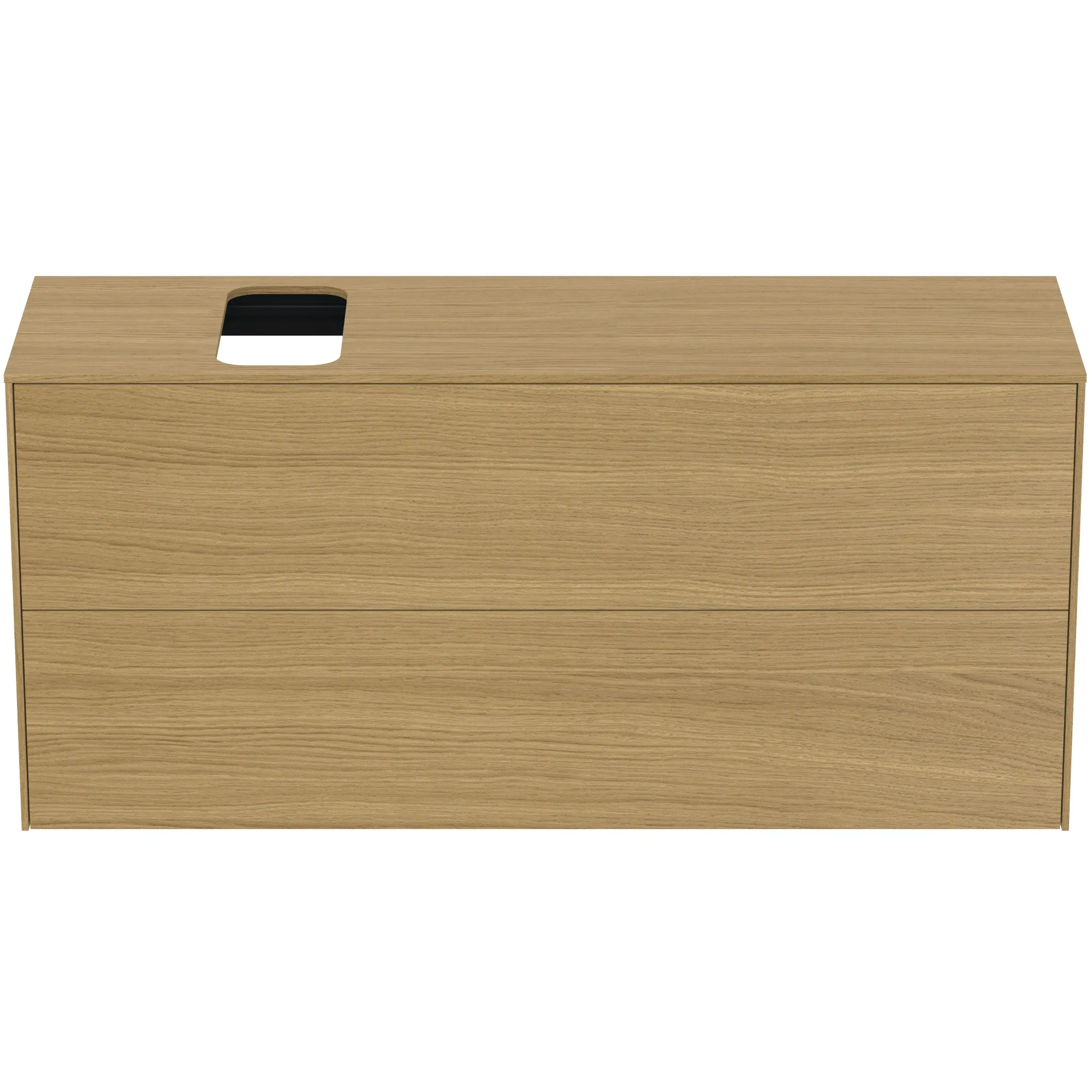 Ideal Standard Waschtischunterschrank „Conca“ 120,2 × 55 × 37,3 cm Eiche hell Furnier Ideal Standard Waschtischunterschrank „Conca“ 120,2 × 55 × 37,3 cm Eiche hell Furnier