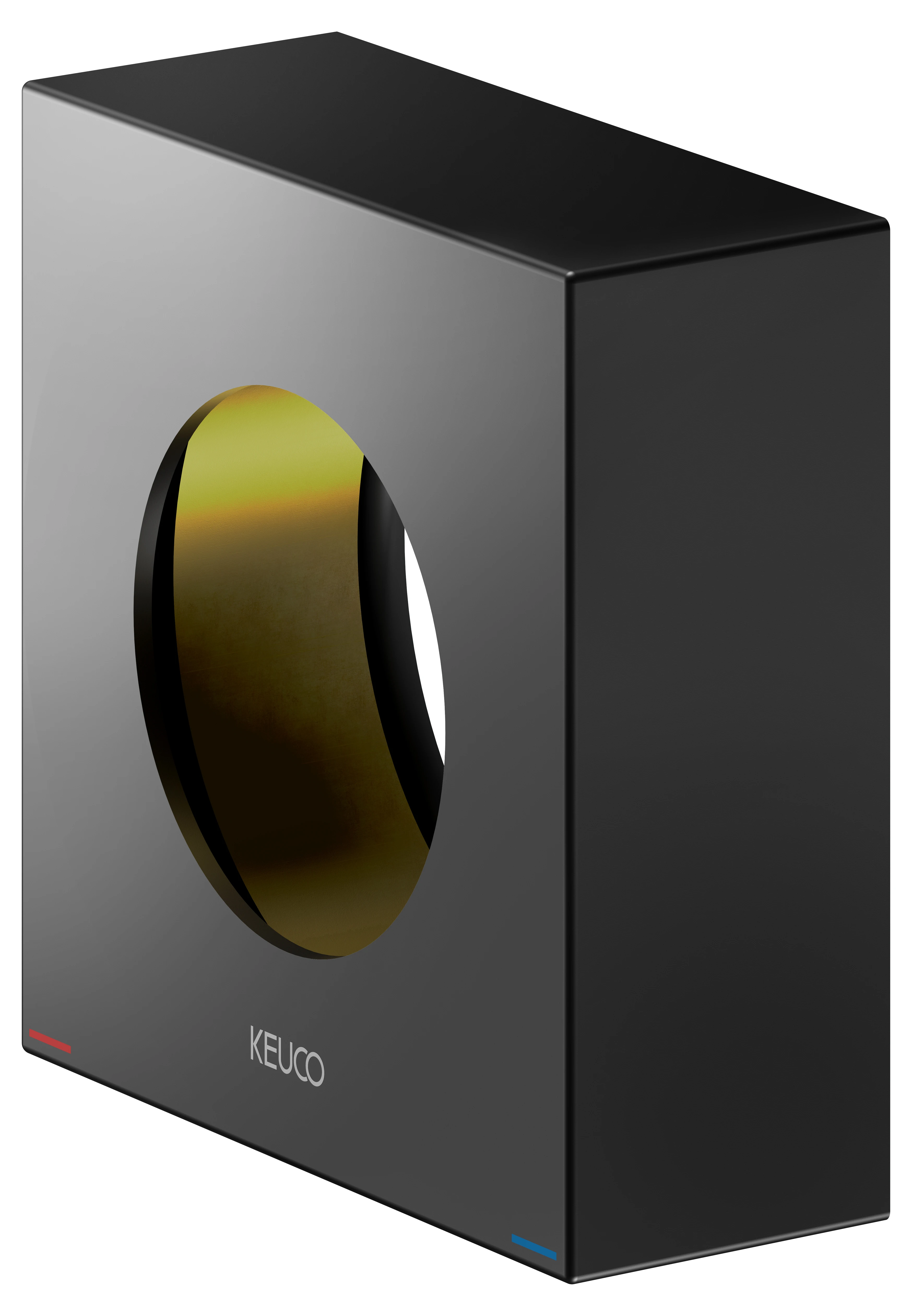 KEUCO IXMO Verlängerungs-Rosette für Einhebelmischer Unterputz schwarz matt