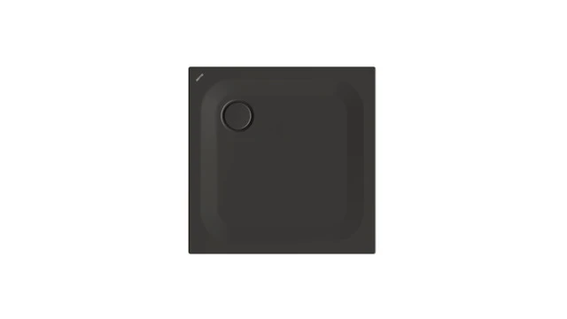 Bette quadrat Duschwanne „BetteUltra“ 800 × 800 mm mit BetteAntirutsch Pro, ohne Oberflächenveredelung, mit Minimum-Wannenträger, in Anthracite