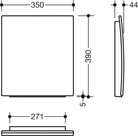 Rückenlehne, für Klappsitze 950.51.2. Rückenlehne, für Klappsitze 950.51.2.