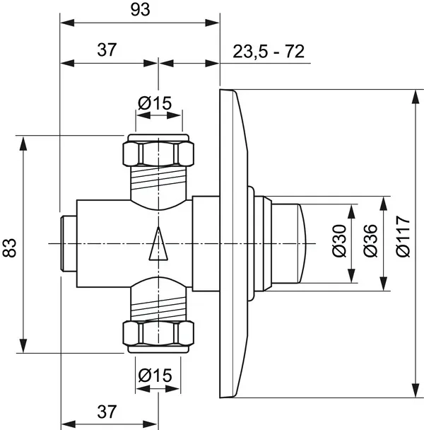 Selbstschluss-Brausearmatur Alpha Selbstschluss-Brausearmatur Alpha
