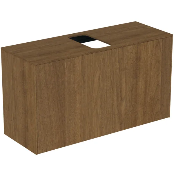 Ideal Standard Waschtischunterschrank „Conca“ 100,2 × 55 × 37,3 cm Walnuss dunkel Furnier Ideal Standard Waschtischunterschrank „Conca“ 100,2 × 55 × 37,3 cm Walnuss dunkel Furnier