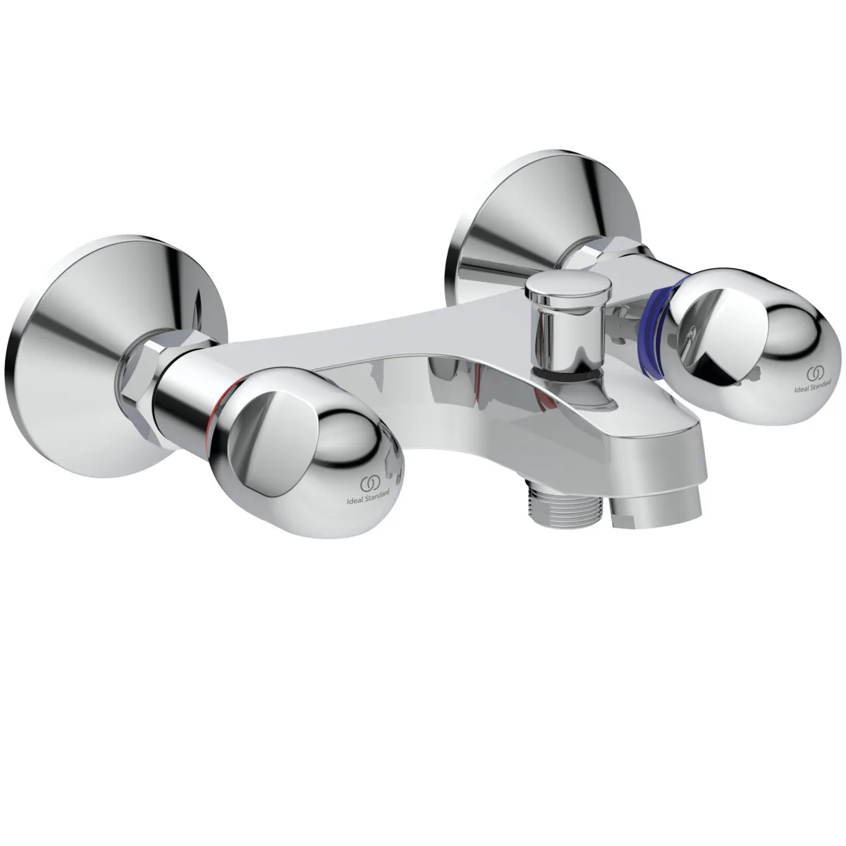 Zweigriff-Badearmatur Aufputz Alpha, Ausladung 153mm, Chrom Zweigriff-Badearmatur Aufputz Alpha, Ausladung 153mm, Chrom