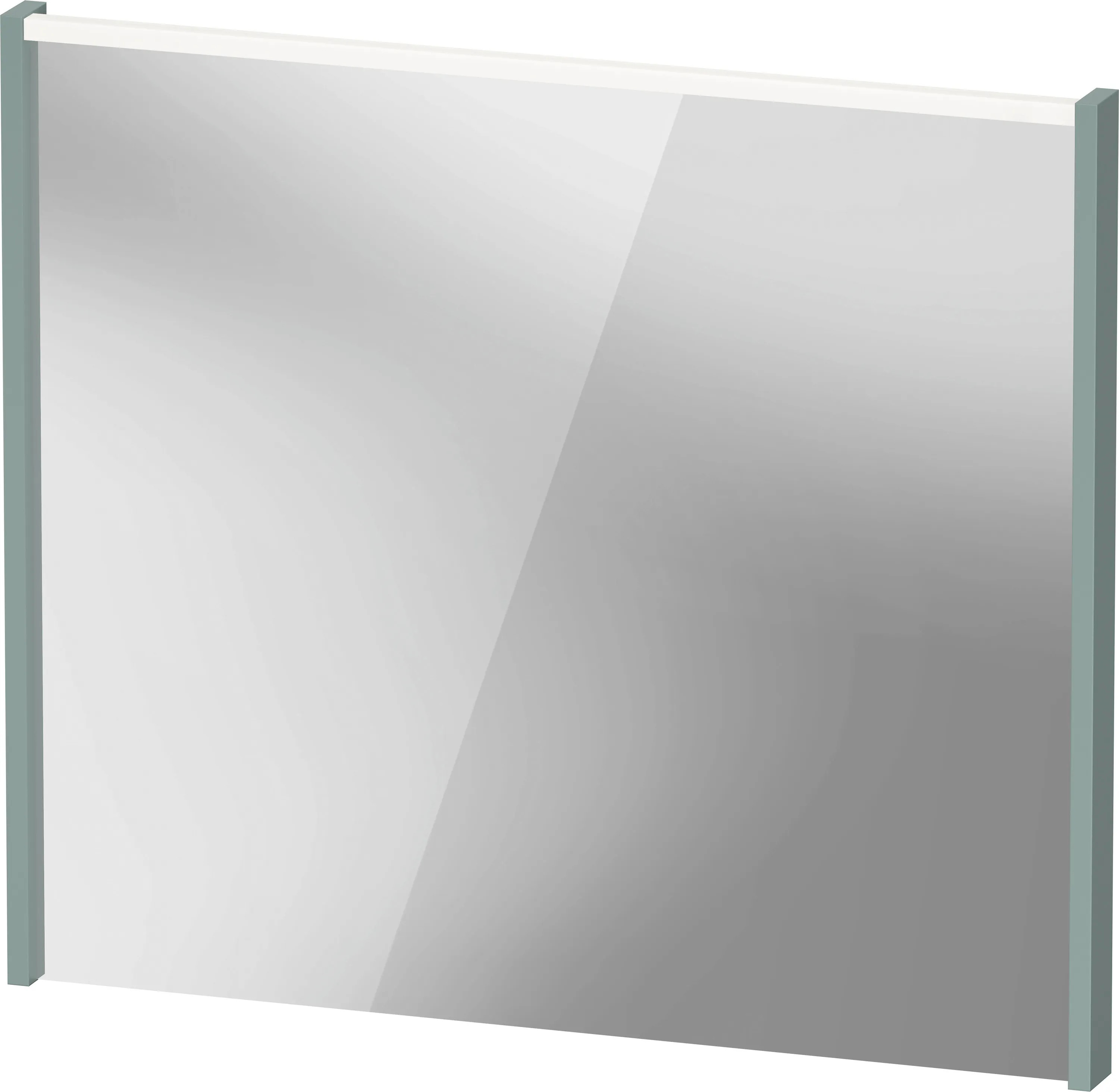 Duravit Spiegel mit LED-Beleuchtung „D-Code“ 80 × 70 cm in Fjordgrün Matt Duravit Spiegel mit LED-Beleuchtung „D-Code“ 80 × 70 cm in Fjordgrün Matt