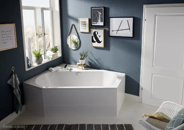 Mauersberger Acryl-Badewanne ovata asym links 2050x800x475