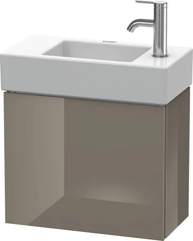 Duravit Waschtischunterschrank wandhängend „L-Cube“ 48 × 40 × 24 cm Flannel Grey Hochglanz Duravit Waschtischunterschrank wandhängend „L-Cube“ 48 × 40 × 24 cm Flannel Grey Hochglanz