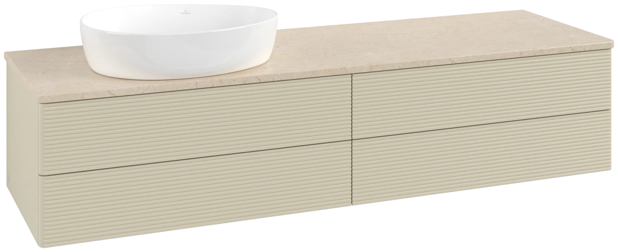 Villeroy & Boch Antao Waschbeckenunterschrank K26_1, 1600 x 360 x 500 mm, links