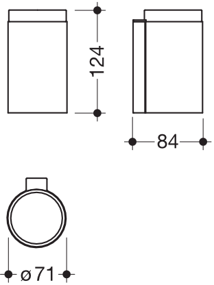 HEWI Becher „System 162“