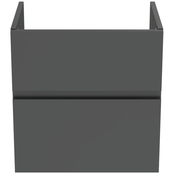 Ideal Standard Waschtischunterschrank Finesse 530x409x540mm 2 Auszüge Anthrazit matt