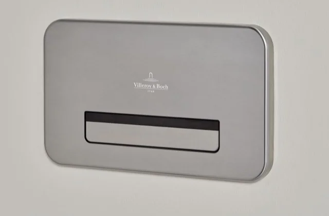 Villeroy & Boch ViConnect WC-Betätigungsplatte 922311, 269 x 161 x 13 mm, Edelstahl