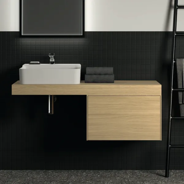 Konsole Conca, 1200x505x80mm, Weiß
