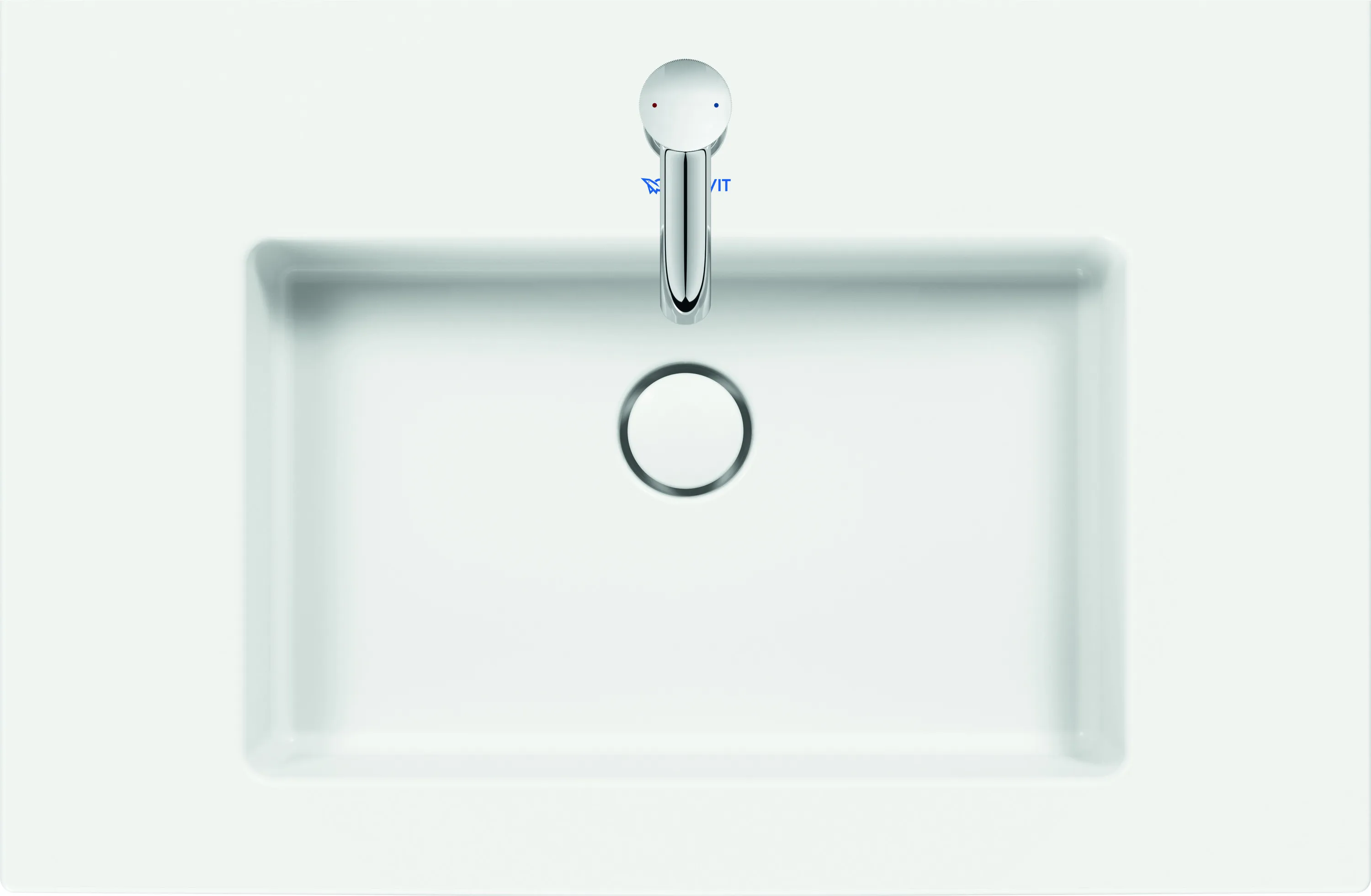 Duravit Waschtisch White Tulip, weiß Hochglanz, 750 mm, 1x Waschplatz, mit Hahnlochbank und Überlauf, Push-Open Ventil, von unten glasiert Duravit Waschtisch White Tulip, weiß Hochglanz, 750 mm, 1x Waschplatz, mit Hahnlochbank und Überlauf, Push-Open Ventil, von unten glasiert
