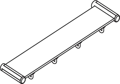 HEWI Kids Ablage mit Handtuchhaken, 4 Plätze, Aquablau, 630 mm breit, 59 mm hoch, 132 mm tief HEWI Kids Ablage mit Handtuchhaken, 4 Plätze, Aquablau, 630 mm breit, 59 mm hoch, 132 mm tief