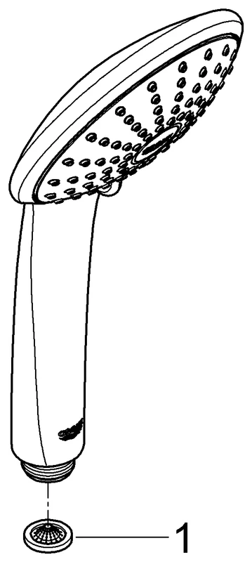 Grohe Euphoria 110 Duo Handbrause 2 Strahlarten chrom Grohe Euphoria 110 Duo Handbrause 2 Strahlarten chrom