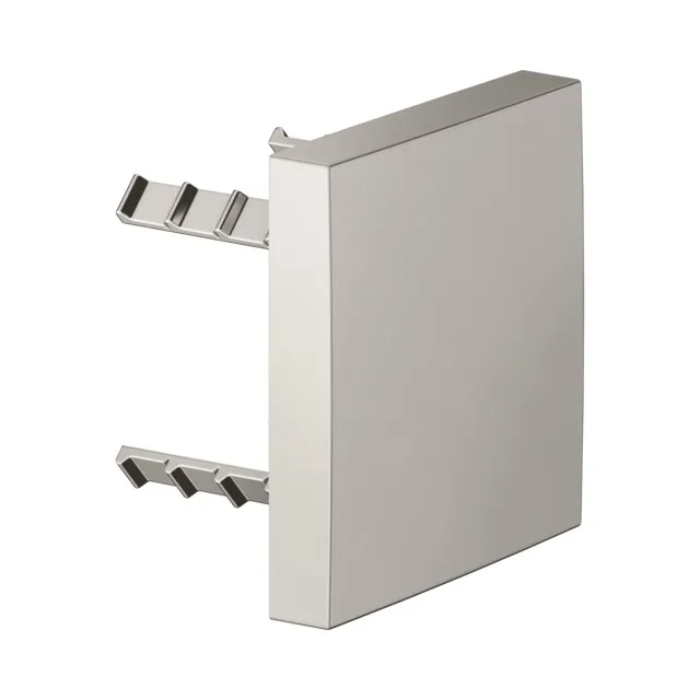 Arm.-Zub. 59949050002 Abdeckblende für Rohrunterbrecher (eckig) 90 x 90 mm Nickel gebürstet Arm.-Zub. 59949050002 Abdeckblende für Rohrunterbrecher (eckig) 90 x 90 mm Nickel gebürstet