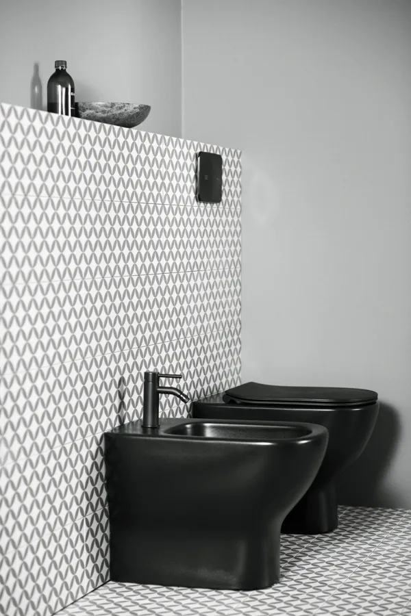 Bidetarmatur Ceraline, mit Ablaufgarnitur, Ausladung 106mm, Chrom Bidetarmatur Ceraline, mit Ablaufgarnitur, Ausladung 106mm, Chrom