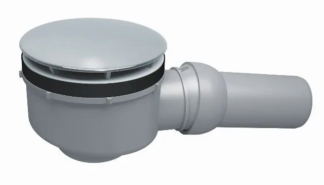 Mauersberger Ablauf Orio, 8,3cm Bauhöhe inkl. Abdeckhaube edelstahl