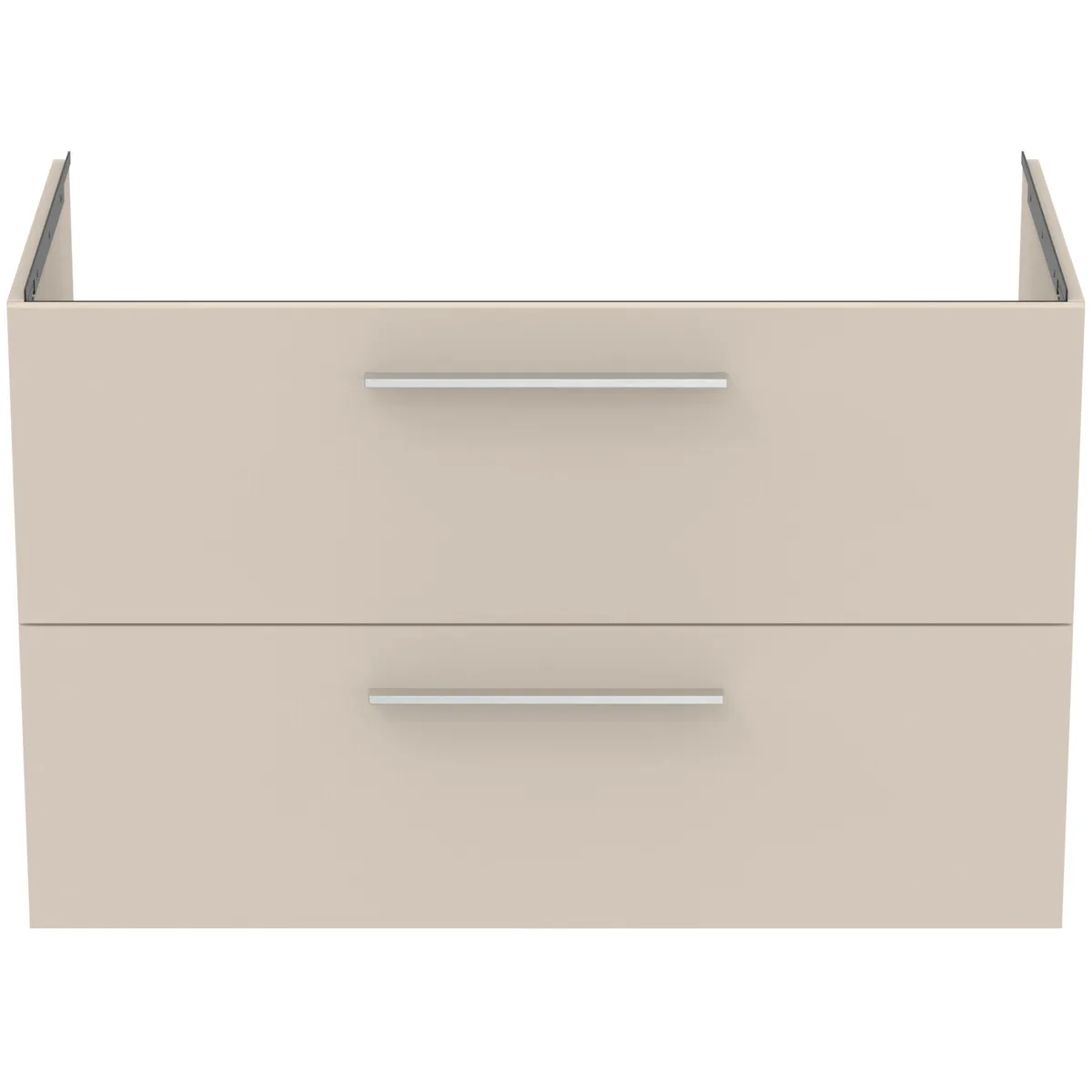 Möbelwaschtischunterschrank i.life B 2 Auszüge Siphonausschnitt auf der linken Seite 1000x505x630mm Weiß matt Möbelwaschtischunterschrank i.life B 2 Auszüge Siphonausschnitt auf der linken Seite 1000x505x630mm Weiß matt