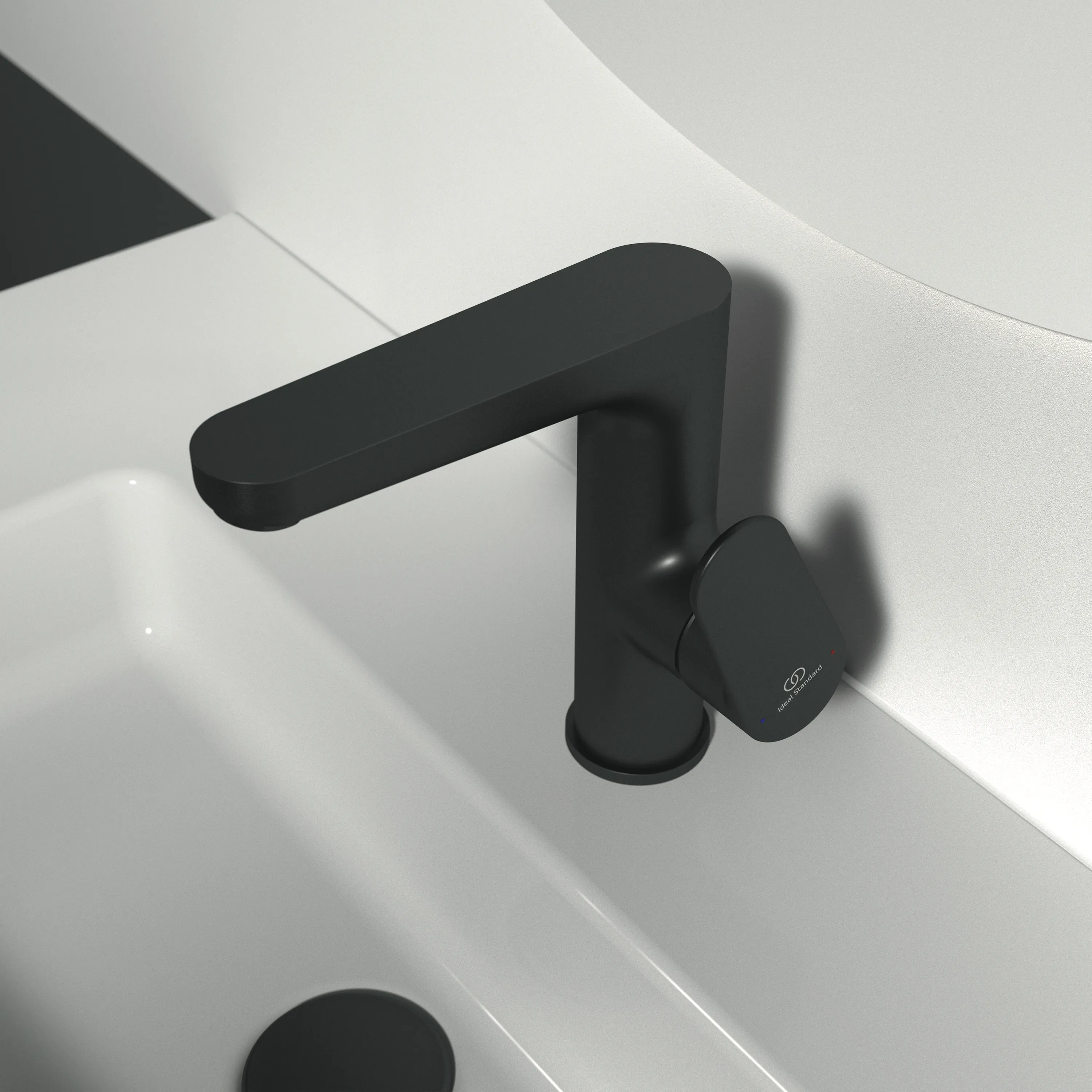 Waschtischarmatur Cerafine O, H155, ohne Ablaufgarnitur, Ausladung 135mm, Chrom Waschtischarmatur Cerafine O, H155, ohne Ablaufgarnitur, Ausladung 135mm, Chrom