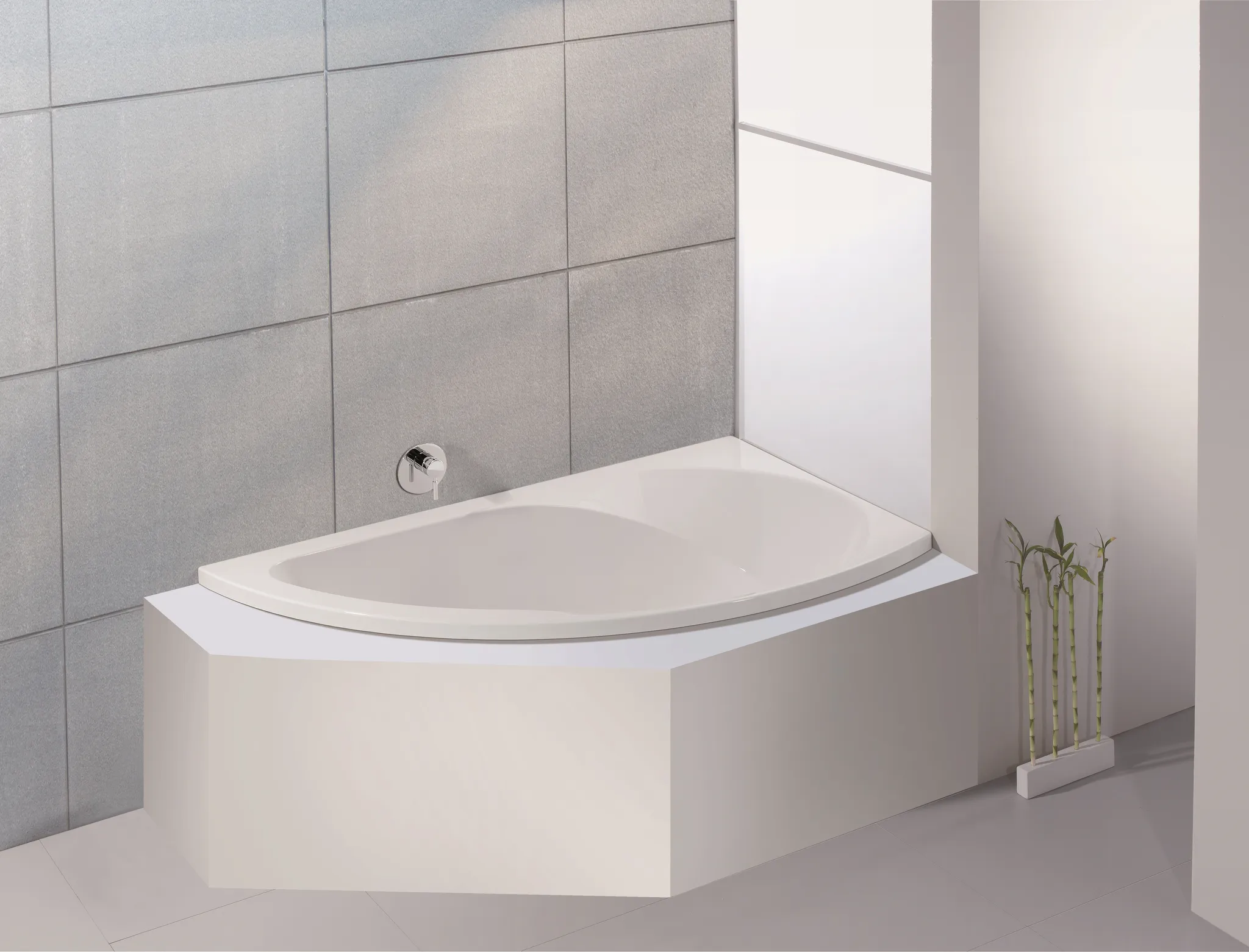 Hoesch Badewanne „Spectra“ eck, asymmetrisch 170 × 100 cm, rechts, ohne Schürze in Weiß Ausführung: rechts / Größe: 170 × 100 cm / Whirlsystem: ohne Whirlsystem Hoesch Badewanne „Spectra“ eck, asymmetrisch 170 × 100 cm, rechts, ohne Schürze in Weiß Ausführung: rechts / Größe: 170 × 100 cm / Whirlsystem: ohne Whirlsystem
