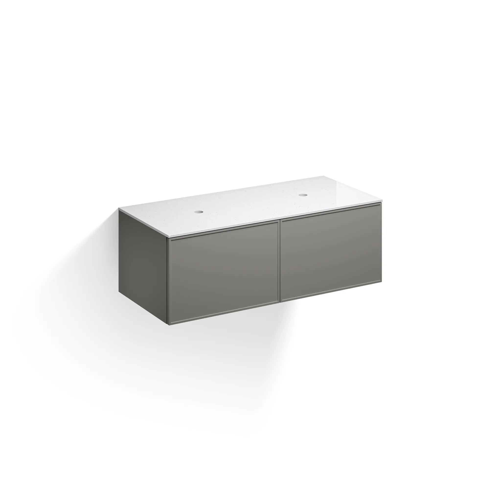 Alape Möbelmodul Arkta 1200x400 Carrara/Quarzgrau