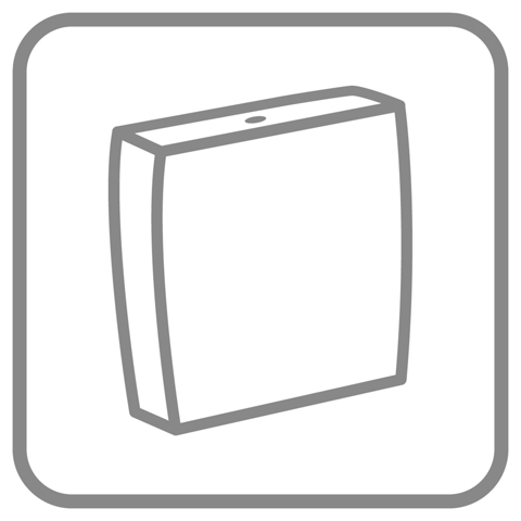 Spülkasten „Avento“, Zulauf seitlich oder von hinten 39,4 × 37 × 14,7 cm in Weiß Alpin