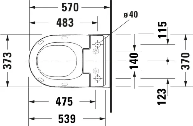 Duravit WC-Sitz mit Unterdusche (elektrisch) „SensoWash® Slim“