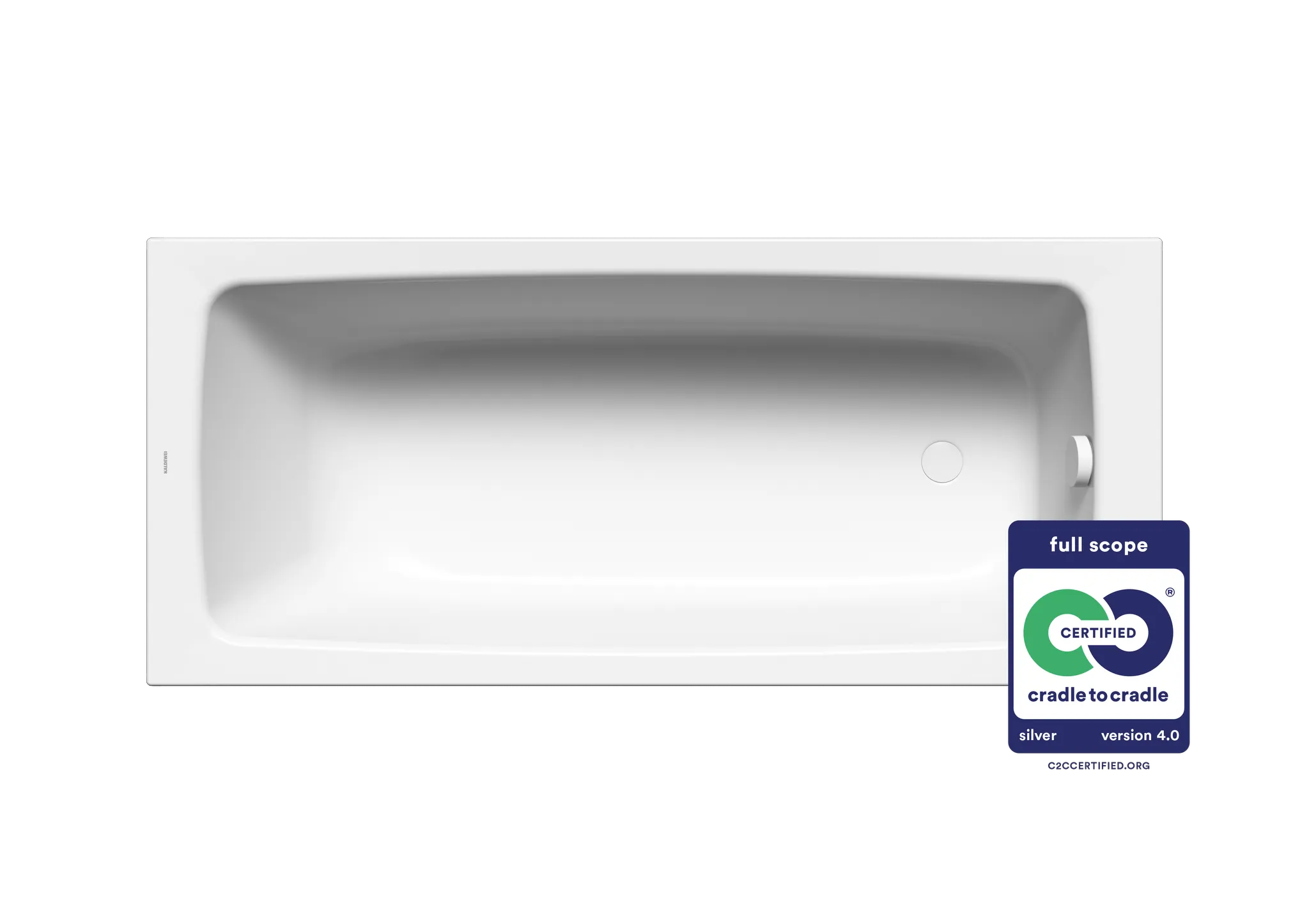 Kaldewei Badewanne „Cayono“ rechteck 170 × 75 cm, ohne Grifflochbohrungen in alpinweiß