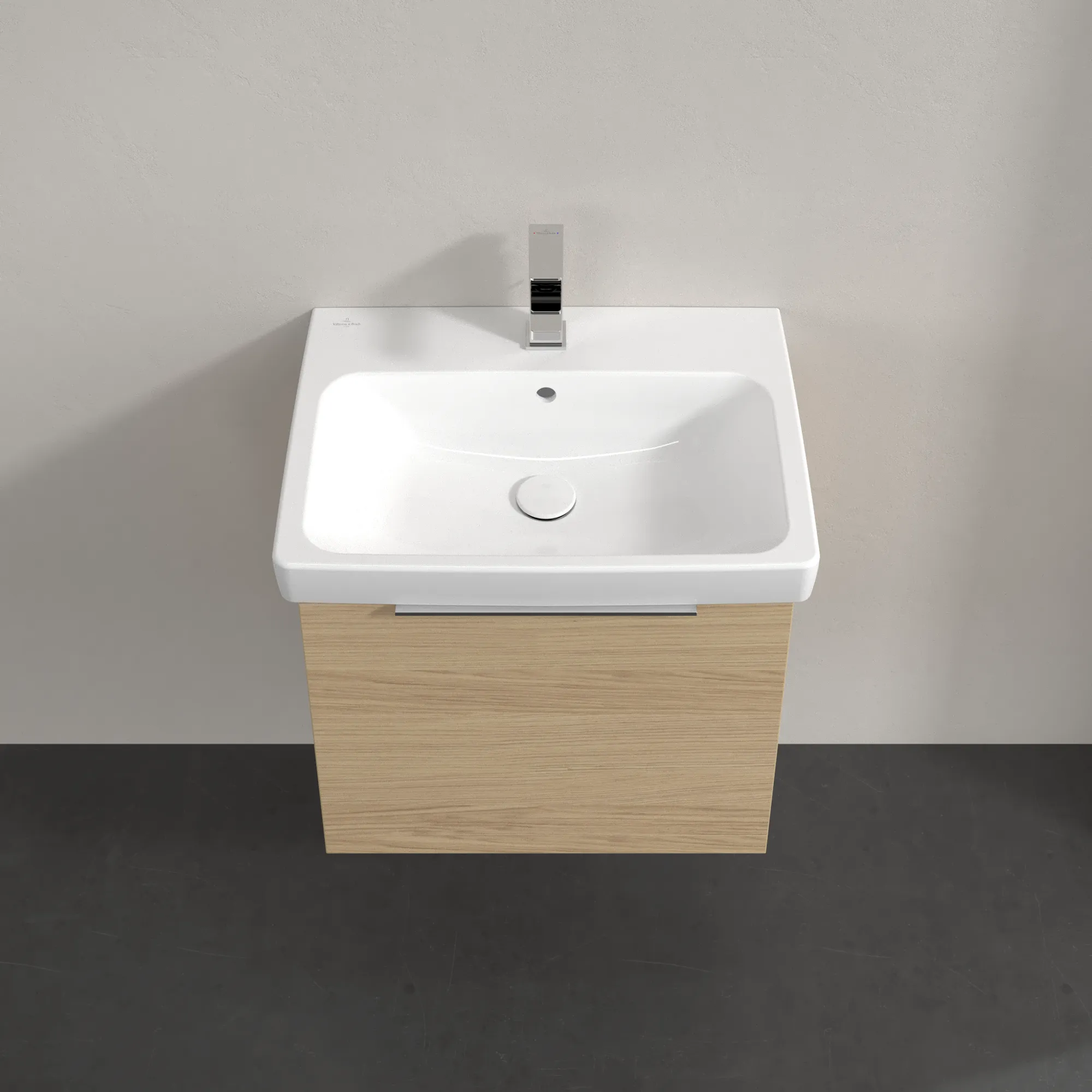 Villeroy & Boch Architectura Waschbeckenunterschrank B88700, 550x470x438 mm, Dunkel-Eiche Villeroy & Boch Architectura Waschbeckenunterschrank B88700, 550x470x438 mm, Dunkel-Eiche