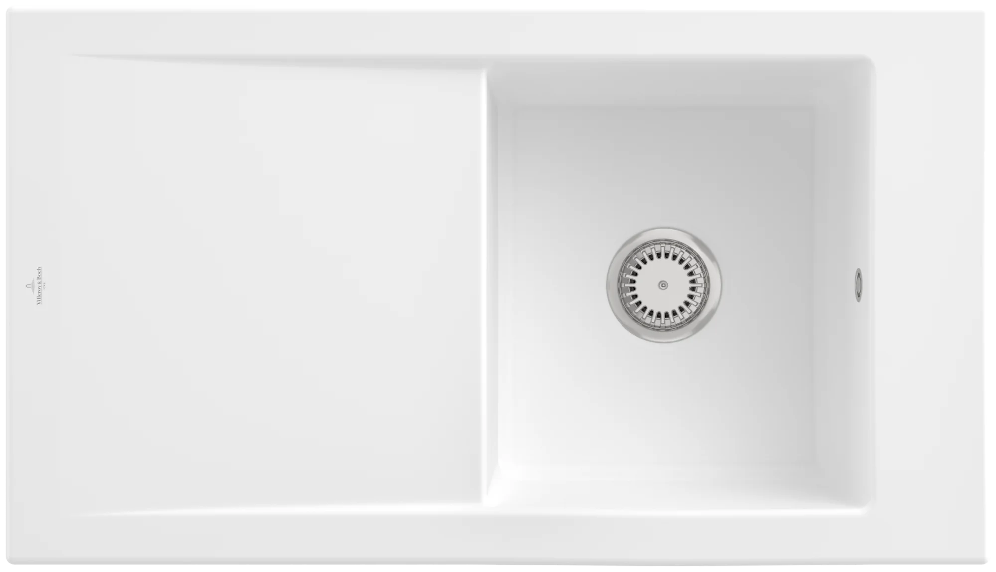 Villeroy & Boch Timeline 50 Einbauspüle, Stone White CeramicPlus, 900x510 mm