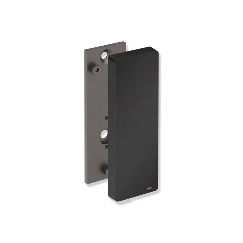 HEWI Installationsmaterial „System 900“ in Dunkelgrau Perlglimmer tiefmatt / Schwarz matt HEWI Installationsmaterial „System 900“ in Dunkelgrau Perlglimmer tiefmatt / Schwarz matt