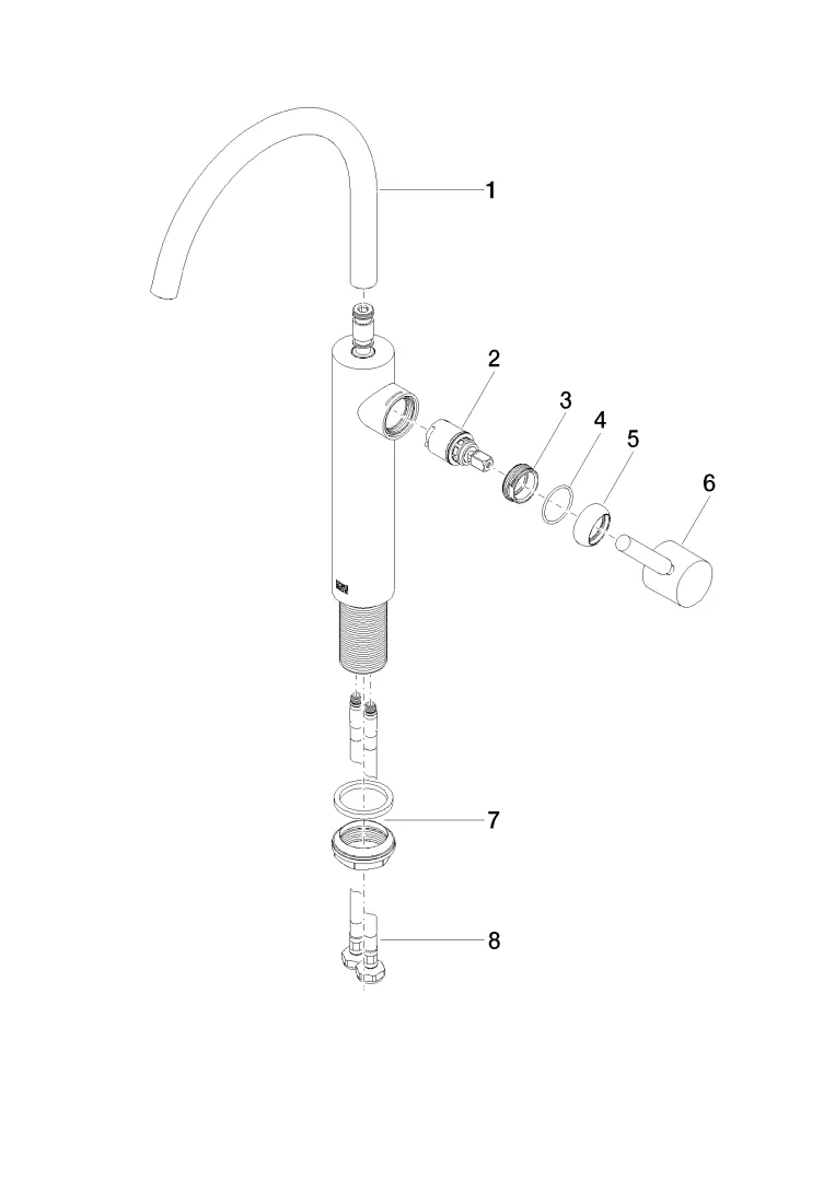 Waschtisch-Einhandbatterie mit erhöhtem Standfuß ohne Ablaufgarnitur META Chrom 33534661 Waschtisch-Einhandbatterie mit erhöhtem Standfuß ohne Ablaufgarnitur META Chrom 33534661