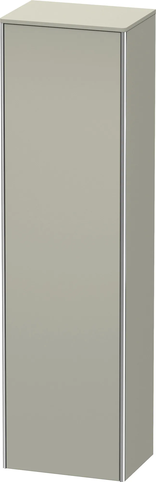 Duravit Hochschrank „XSquare“ 50 × 177,6 × 35,6 cm Taupe Seidenmatt