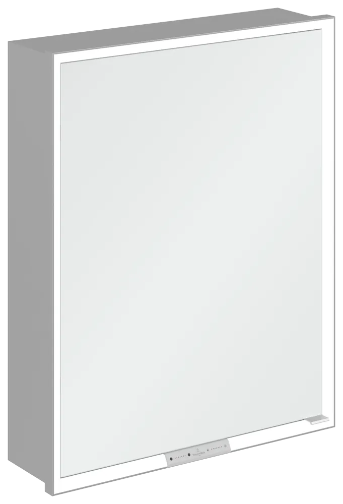 Villeroy & Boch Einbau-Spiegelschrank „My View+“ 600 × 750 × 168 mm in White Matt, Anschlag links, links