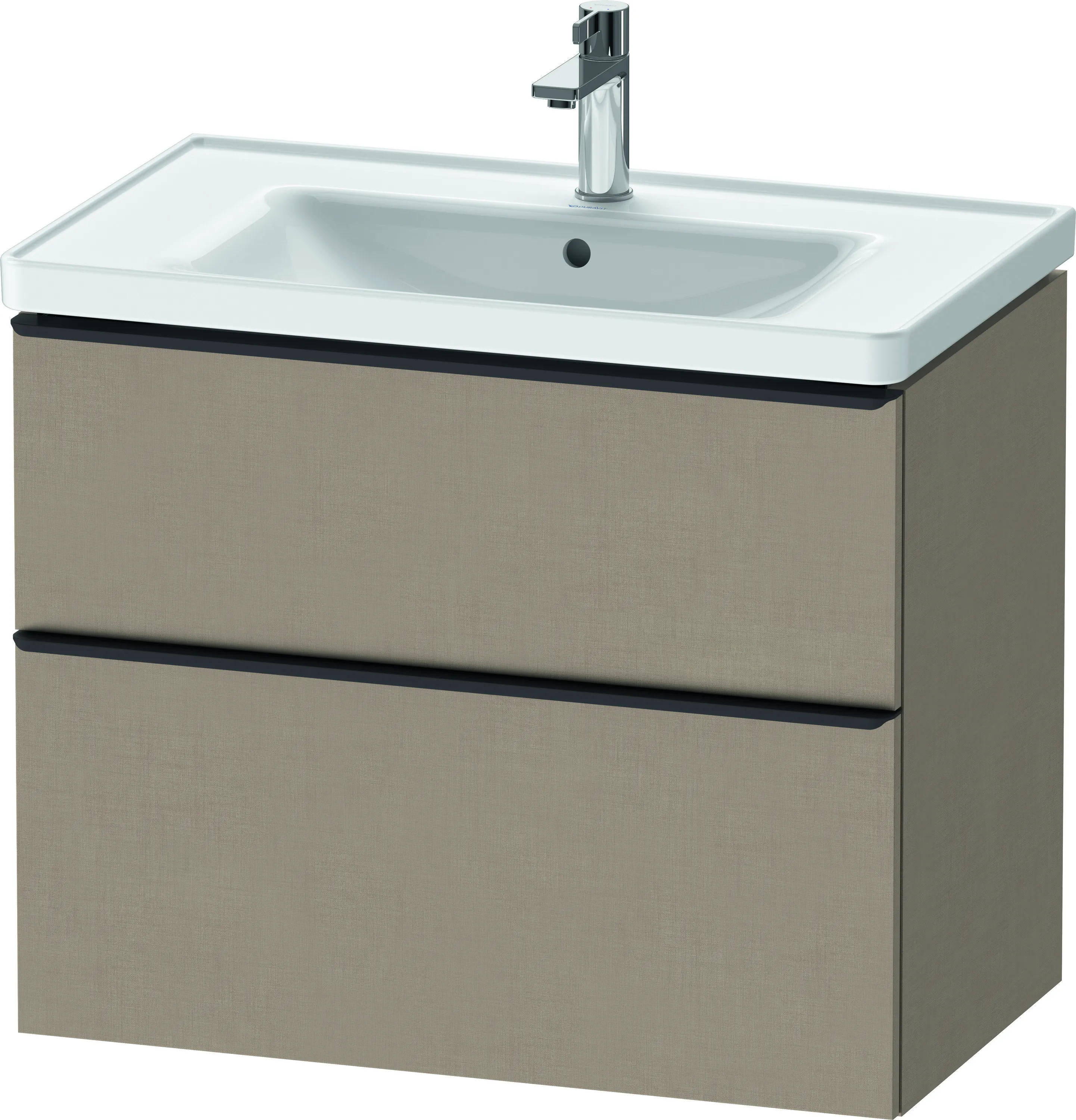 Duravit Waschtischunterschrank wandhängend „D-Neo“ 78,4 × 62,5 × 45,2 cm Leinen