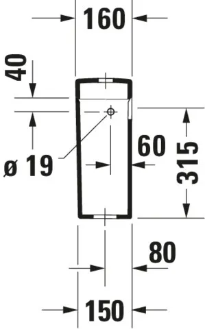 Spülkasten „Happy D.2“ 39,5 × 39,5 × 16 cm Spülkasten „Happy D.2“ 39,5 × 39,5 × 16 cm