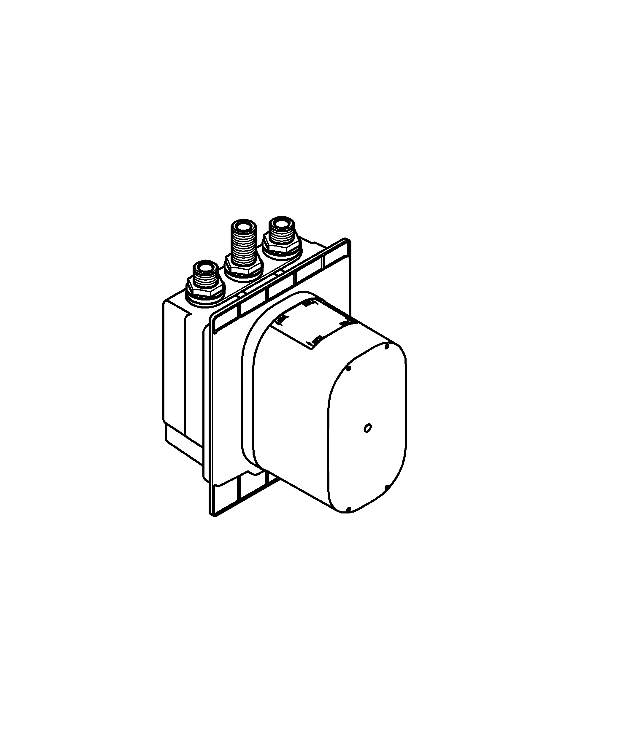 Unterputzkörper Eurosmart CE 36464, für Brause, verdeckte, voreinstellbare thermostatische Mischung, für Infrarot-Fertigmontageset 36 463 000, 6 V, mit Dichtmanschette, für normgerechte Wanddurchführung bei Wassereinwirkung nach DIN 18534:2017