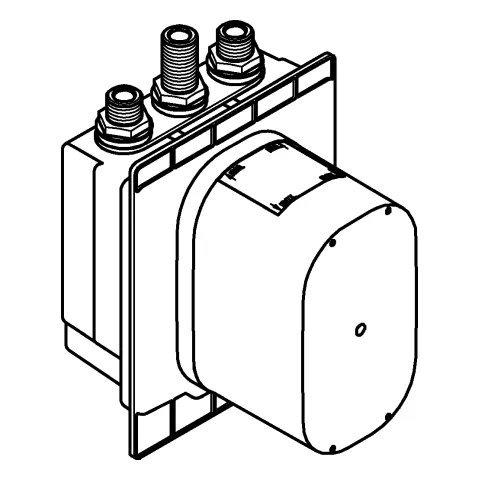 Unterputzkörper Eurosmart CE 36464, für Brause, verdeckte, voreinstellbare thermostatische Mischung, für Infrarot-Fertigmontageset 36 463 000, 6 V, mit Dichtmanschette, für normgerechte Wanddurchführung bei Wassereinwirkung nach DIN 18534:2017 Unterputzkörper Eurosmart CE 36464, für Brause, verdeckte, voreinstellbare thermostatische Mischung, für Infrarot-Fertigmontageset 36 463 000, 6 V, mit Dichtmanschette, für normgerechte Wanddurchführung bei Wassereinwirkung nach DIN 18534:2017