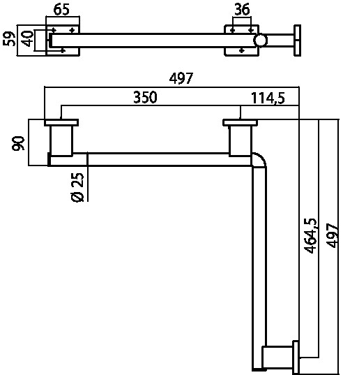 emco Haltegriff „system 2“ in chrom