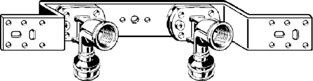 Viega „Raxofix“ Montageeinheit verzinkt 16 mm × 1/2″ × 70/100/150 mm Viega „Raxofix“ Montageeinheit verzinkt 16 mm × 1/2″ × 70/100/150 mm